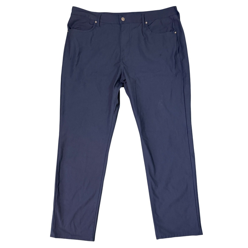 American Eagle Active‎ Flex Mens 38x30 Navy Blue Golf Pants Polyester Stretch